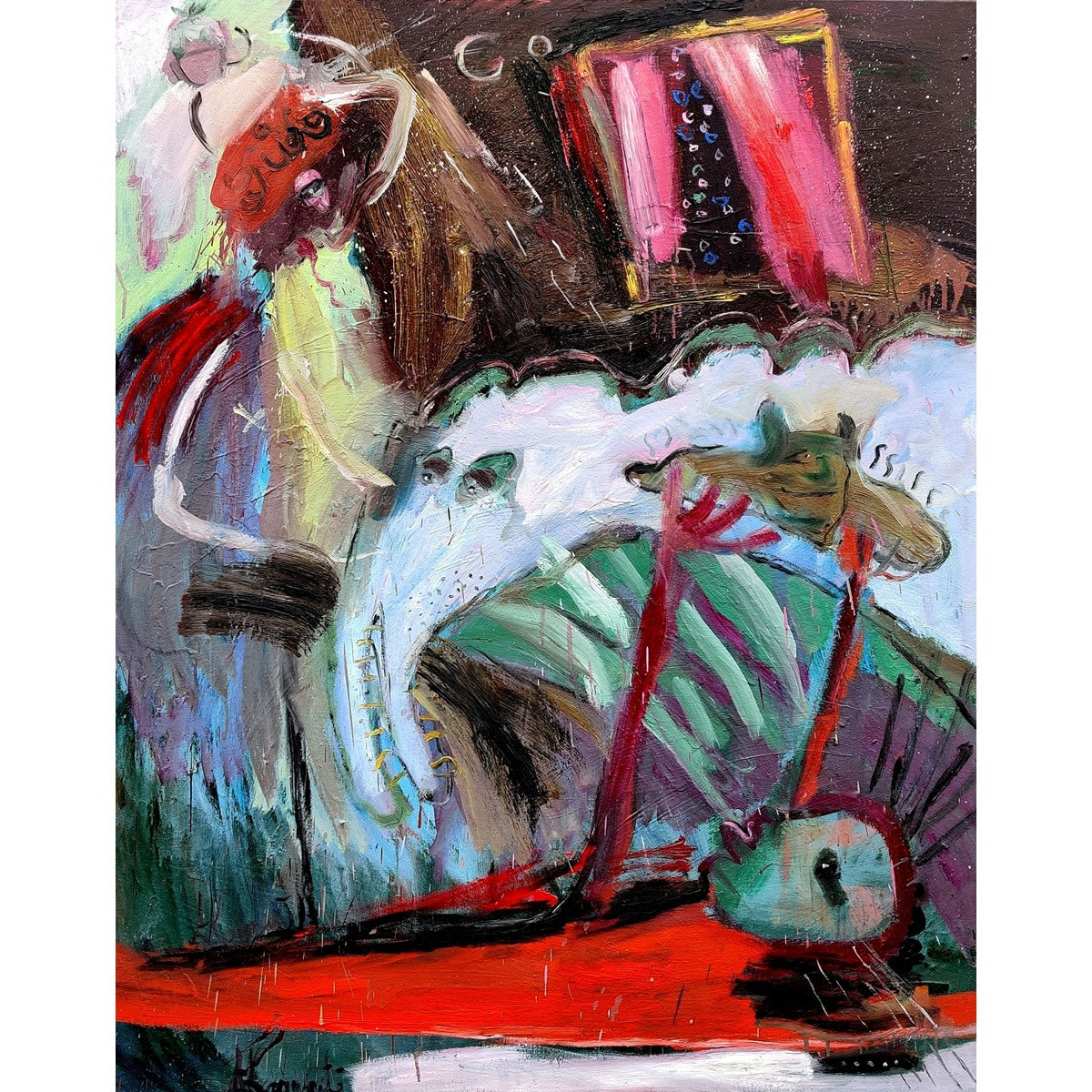 Adelė Liepa Kaunaitė | Inside the Deep, 2023 | Canvas, oil,
