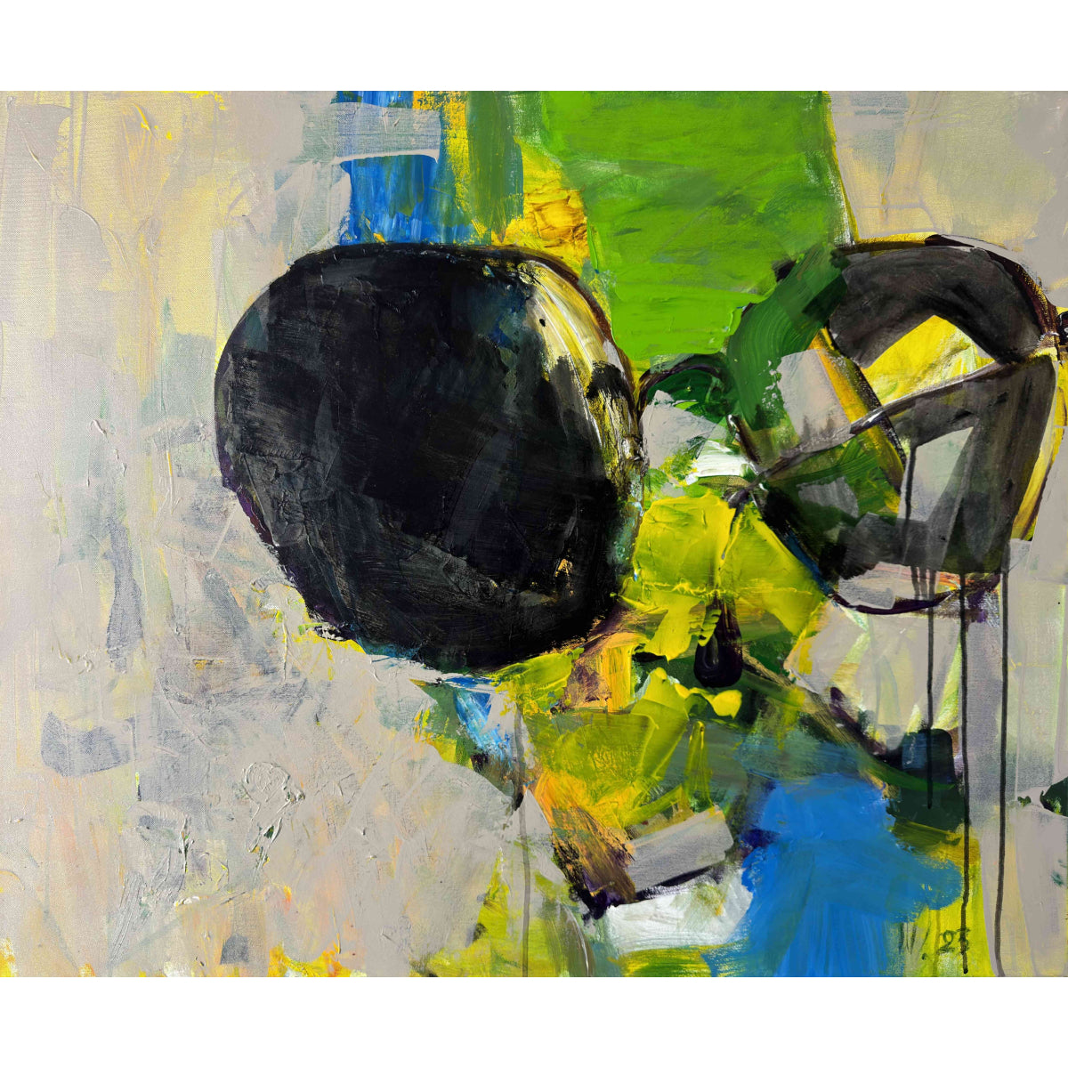 Vytautas Dubauskas | Be pavadinimo, 2023 | Akrilas, drobė, 75x90