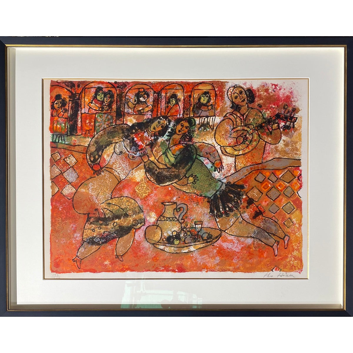 Theo Tobiasse | From The Song of Songs of King Solomon, 1975 | Lithograph, 191/200, 50x65 (71x91)