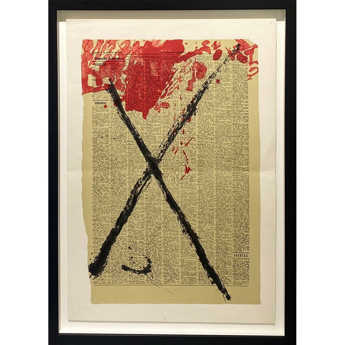 Antoni Tàpies (Spain) | Journal, 1968 | Litography, 56x38(63x45)