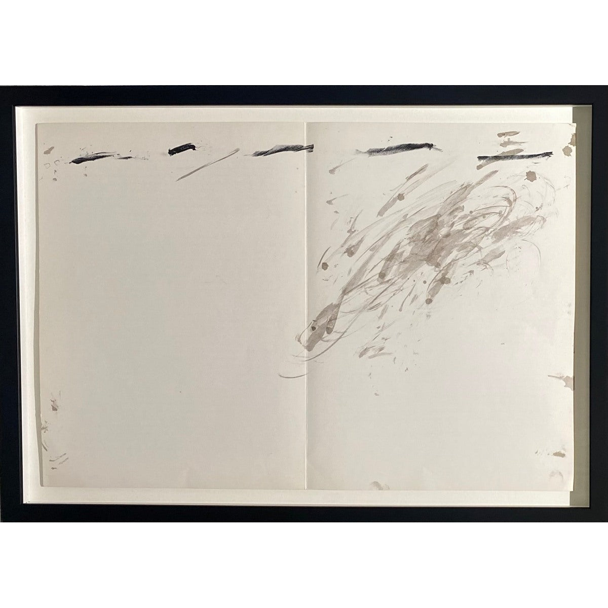 Antoni Tàpies (Ispanija) | Tirets supérieurs, 1967 | Litografija, 40x56 (45x63)