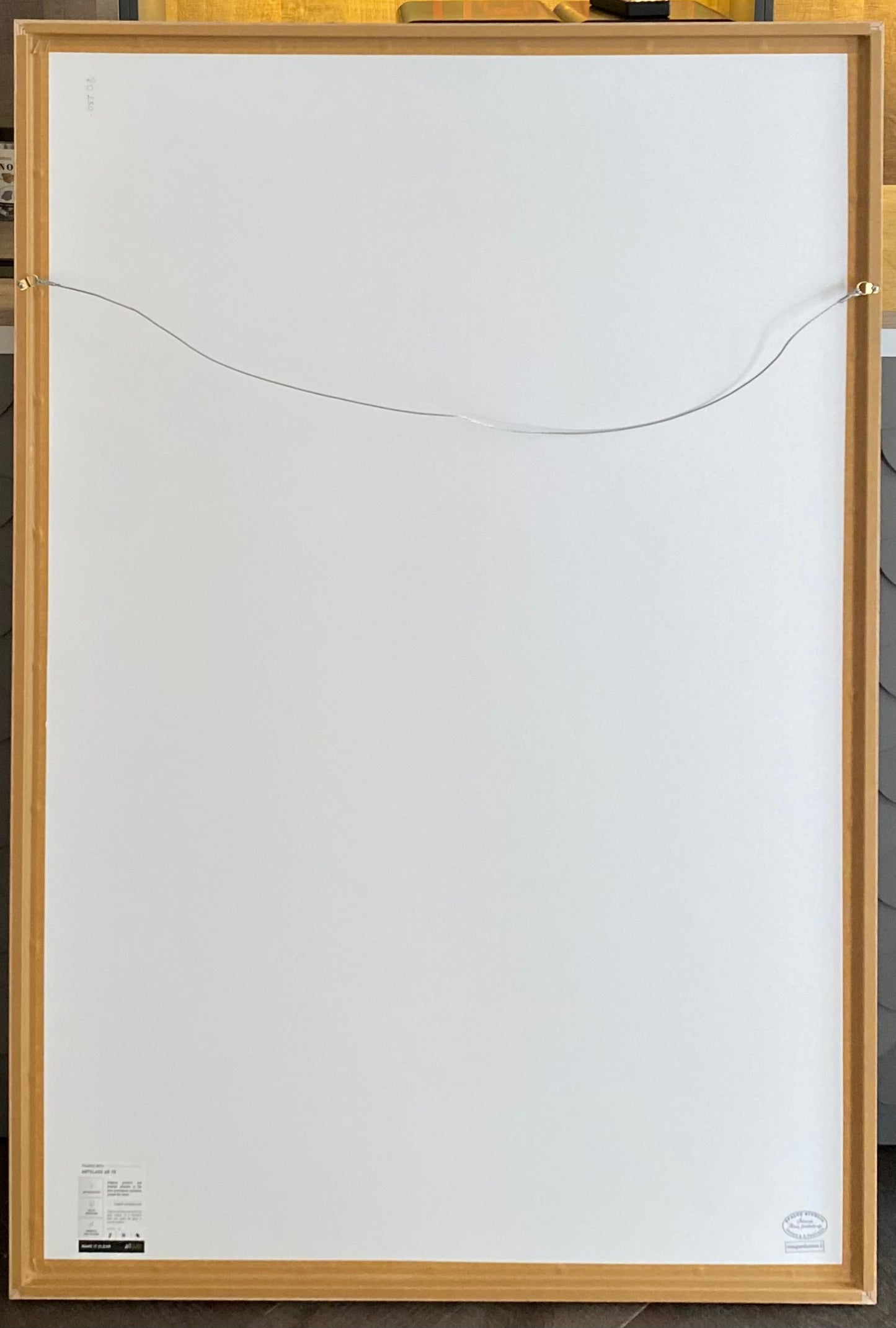 Eva Kubbos | REZERVUOTA | Gums, 1991 | Akvarelė, popierius, 104x65 (120x82)