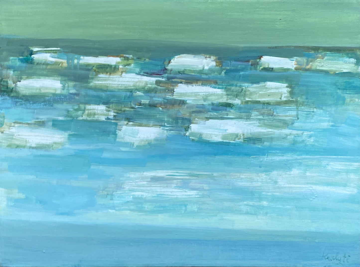 Gabrielė Krulytė | Melts away, 2016 | Oil on canvas, 37,5x50,5