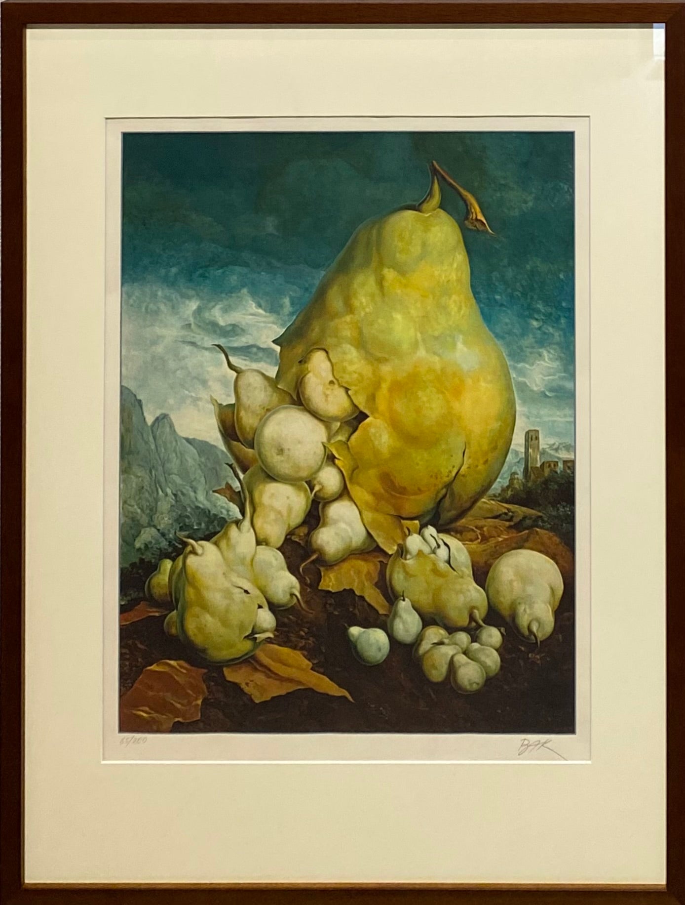 Samuel Bak | Study for Legend | Serigraph, facsimile print on wove paper, 55x42 (83x63)