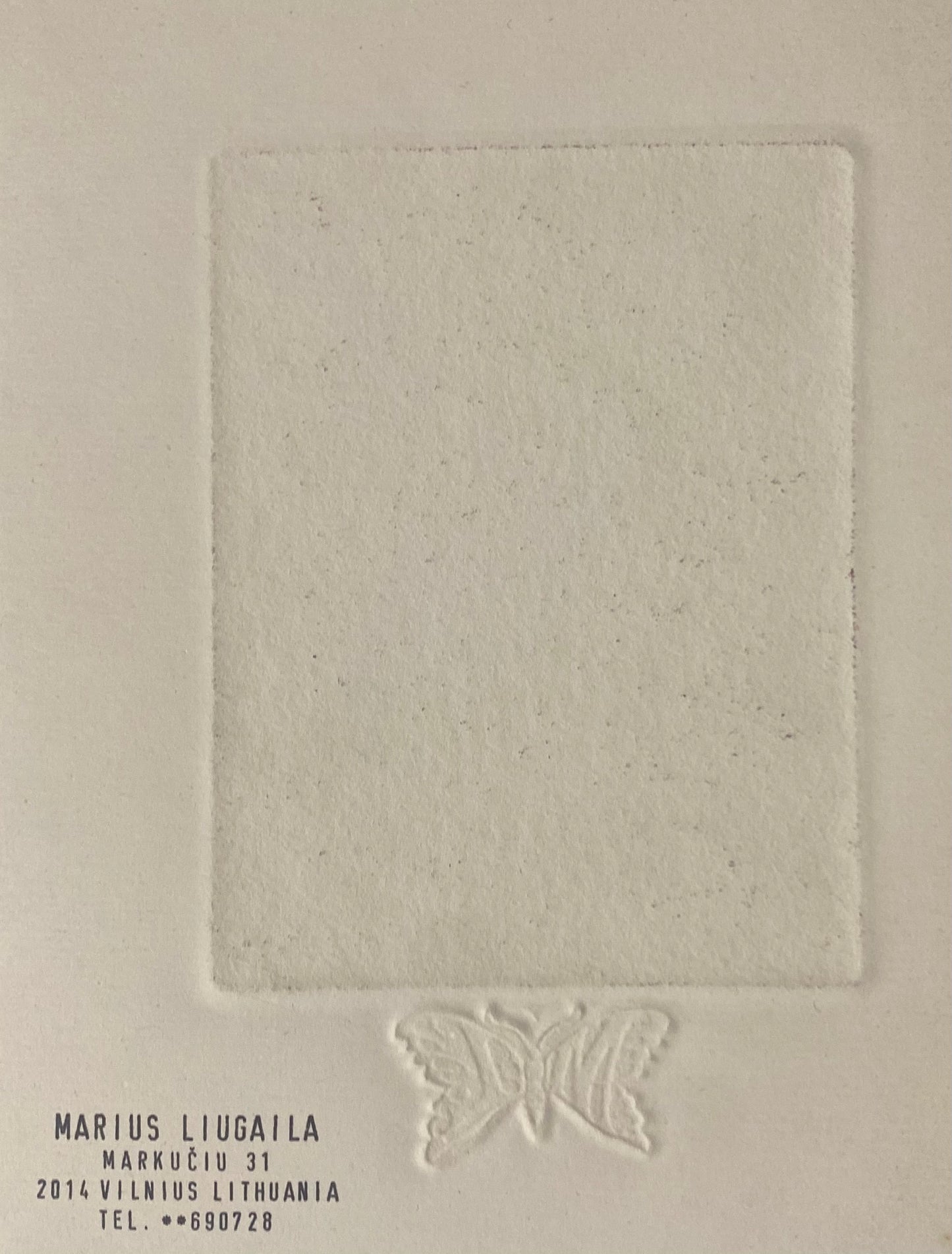 Marius Liugaila | Tijl Uilenspiegel in memorium, 1997 | Popierius, ofortas, mecotinta, 13x10