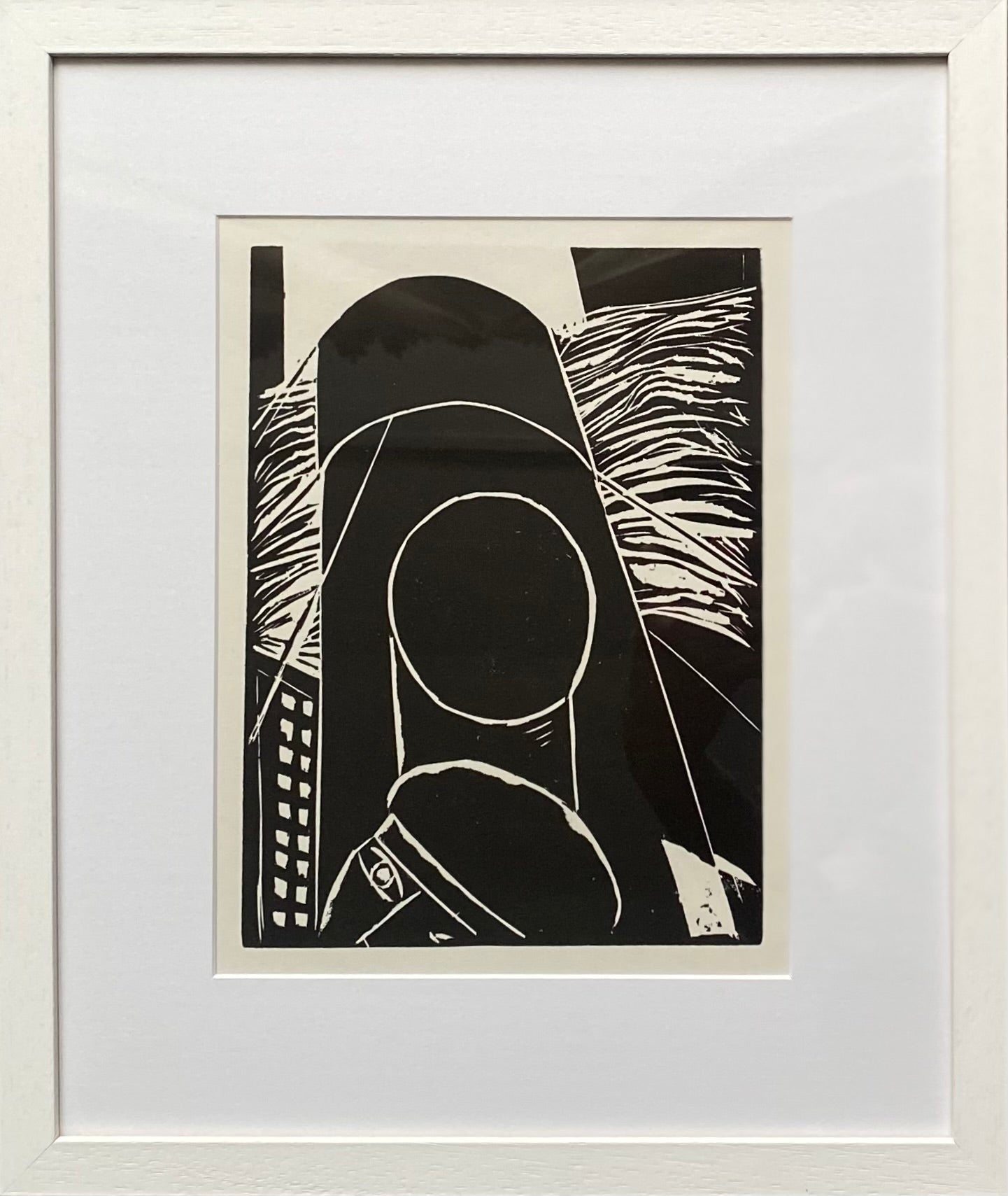 Lasar Segall | Marinheiro com chamine / Sailor with chimney, 1924 | Xylograph, 24x18 (41.5x35)