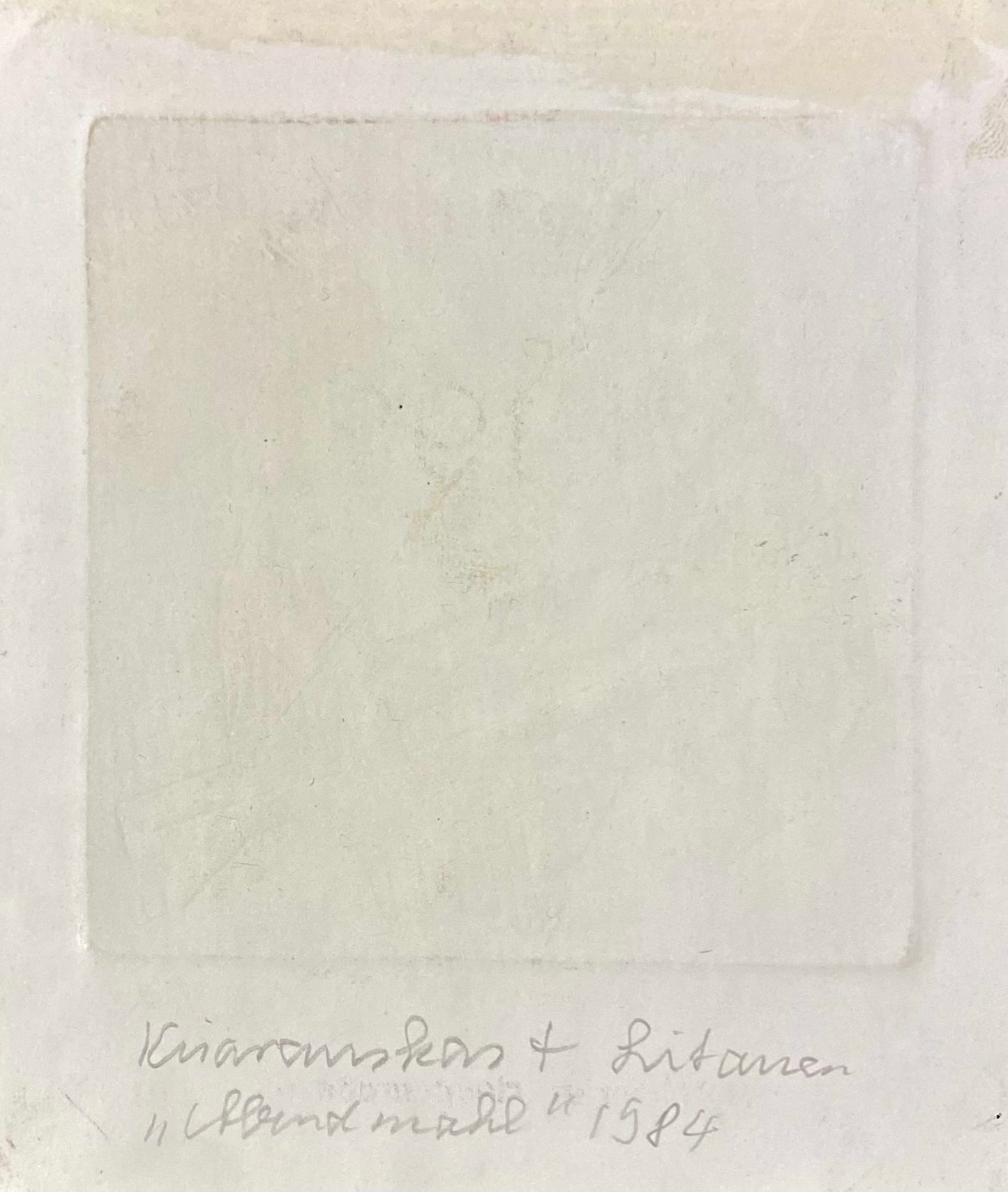 Vincas Kisarauskas | Ekslibris Christine Hans Jorgen Heinrich, 1984 | Ofortas, 8,5x8,5 (19x19)