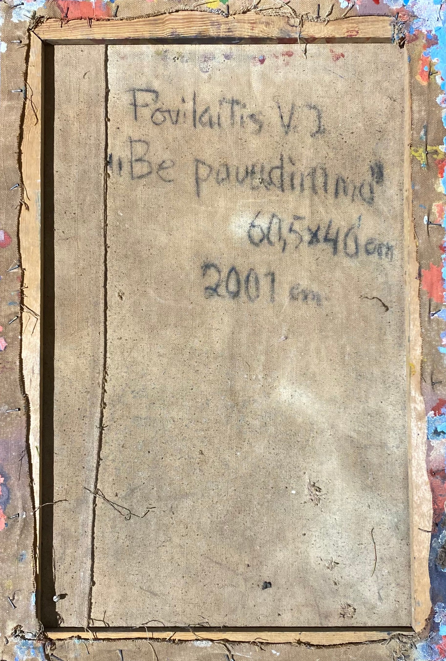 Vytautas Povilaitis | Be pavadinimo, 2003 | Aliejus, drobė, 60x40 (63x43)