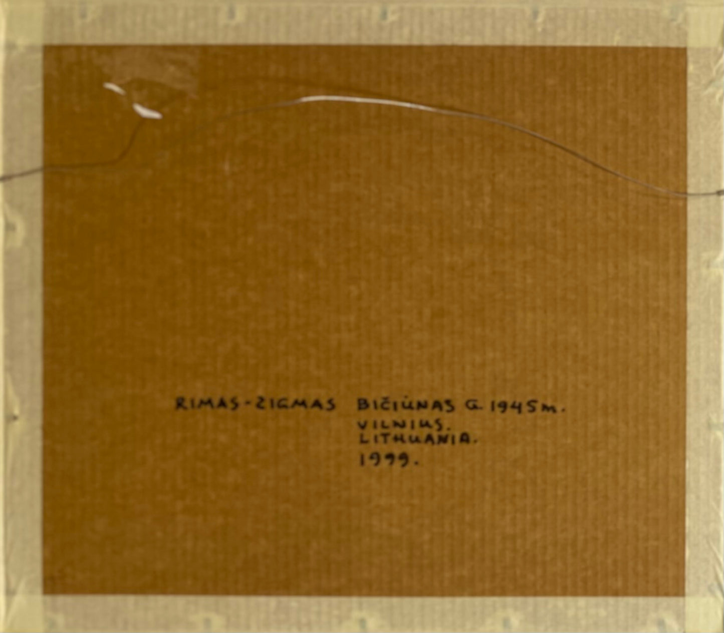 Rimas Bičiūnas | Untitled, 1999 | Pencil on paper, 24x31 (42.5x49)