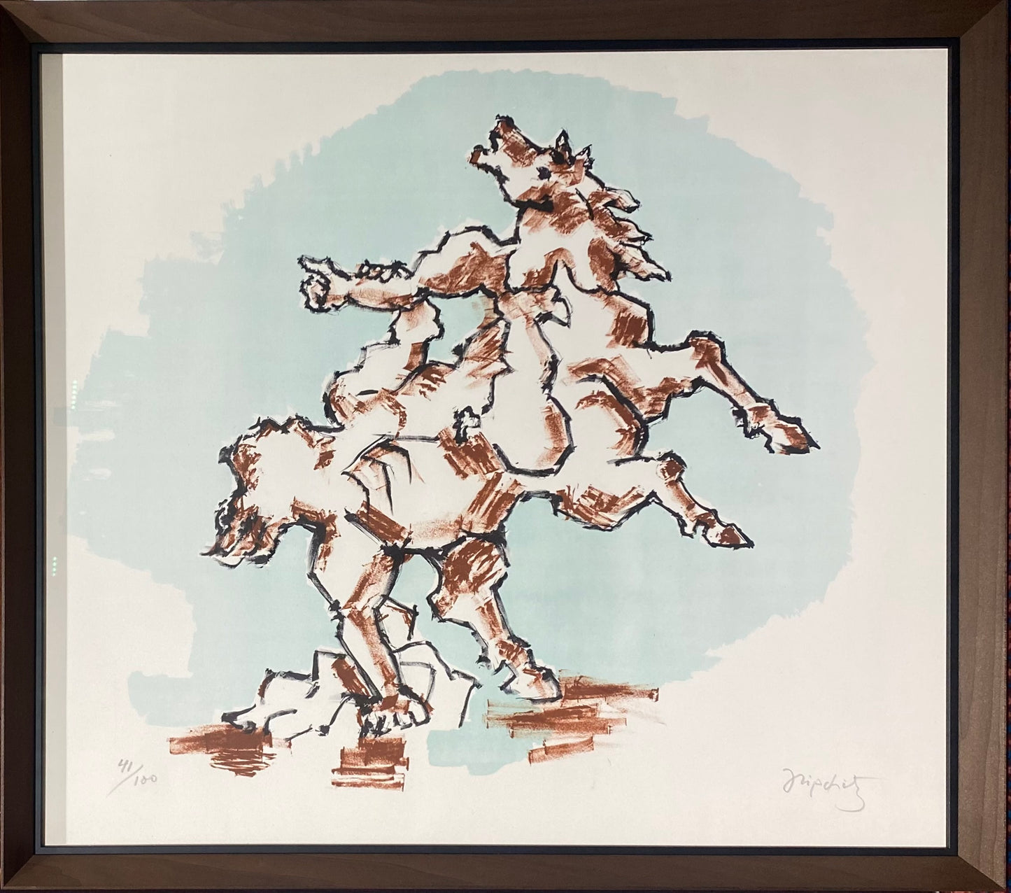 Jacques Lipchitz | Prometheus, 1967/71 | Litografija 54/100, 57,5x65 (59x76)