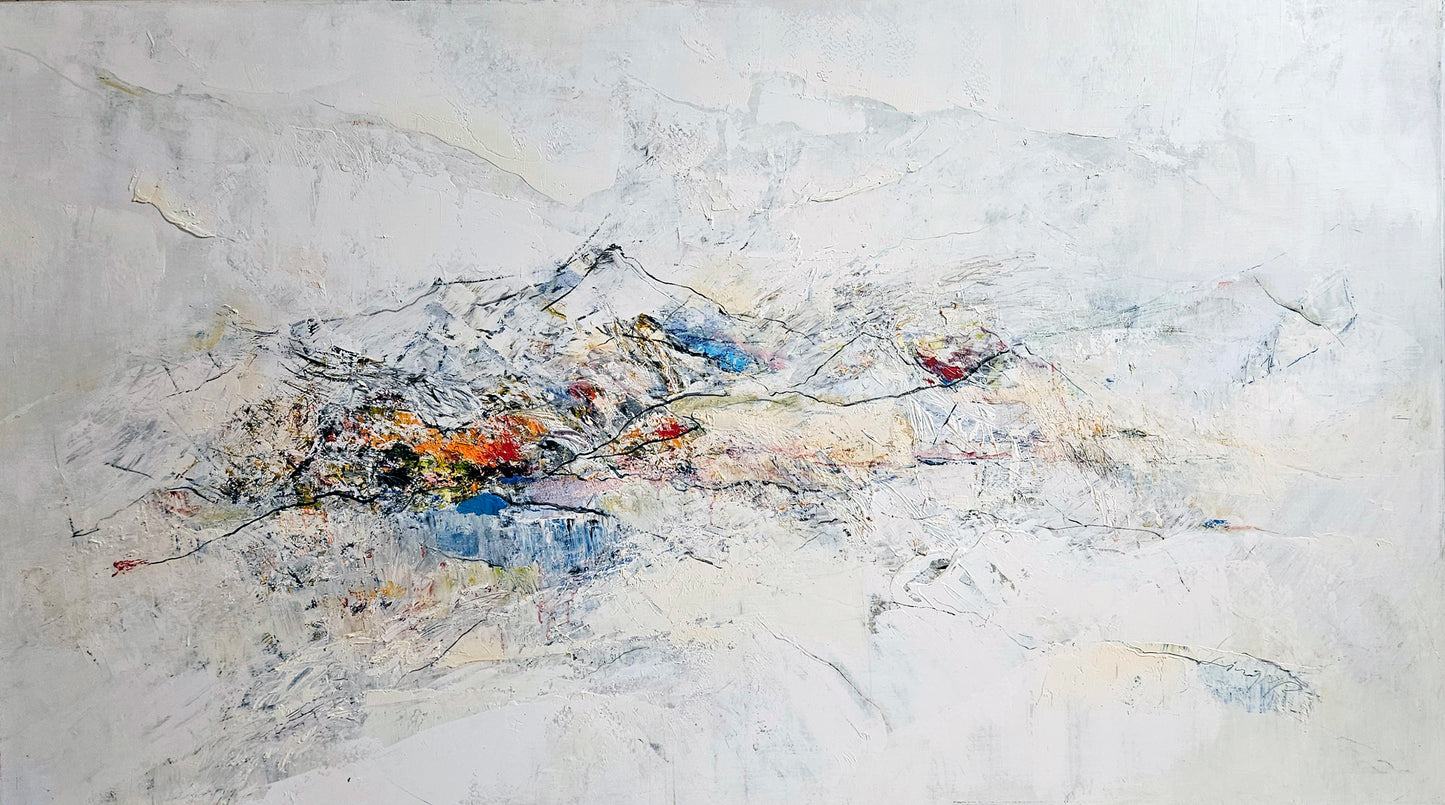 Vytenis Lingys | Mountain Spirit, 2023 | Oil on canvas, 115x200