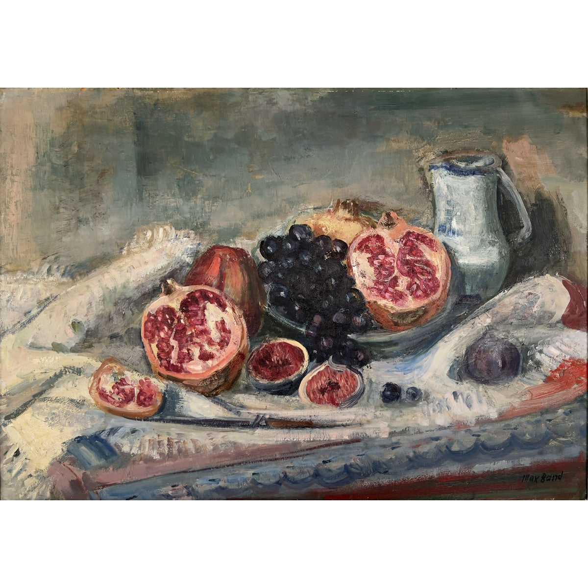 Max Band | Pomegranates | Oil on canvas, 51x70 (62x81)
