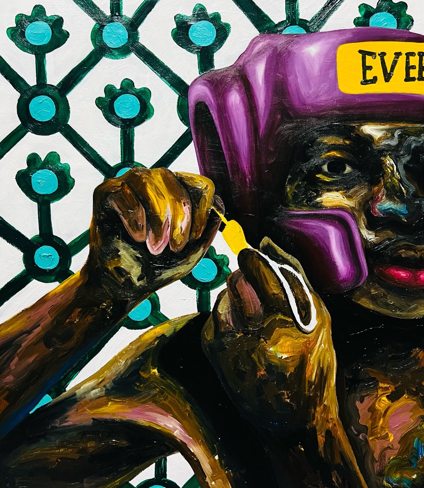 Pabi Daniel | Mazgas, 2024 | Akrilas, drobė, 68,5×58