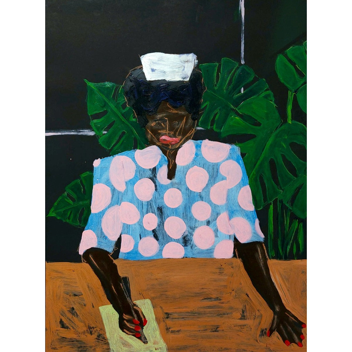 ALPHA ODH (Kenija) | Clinic Nurse, 2023 | Akrilas, popierius, 61x41