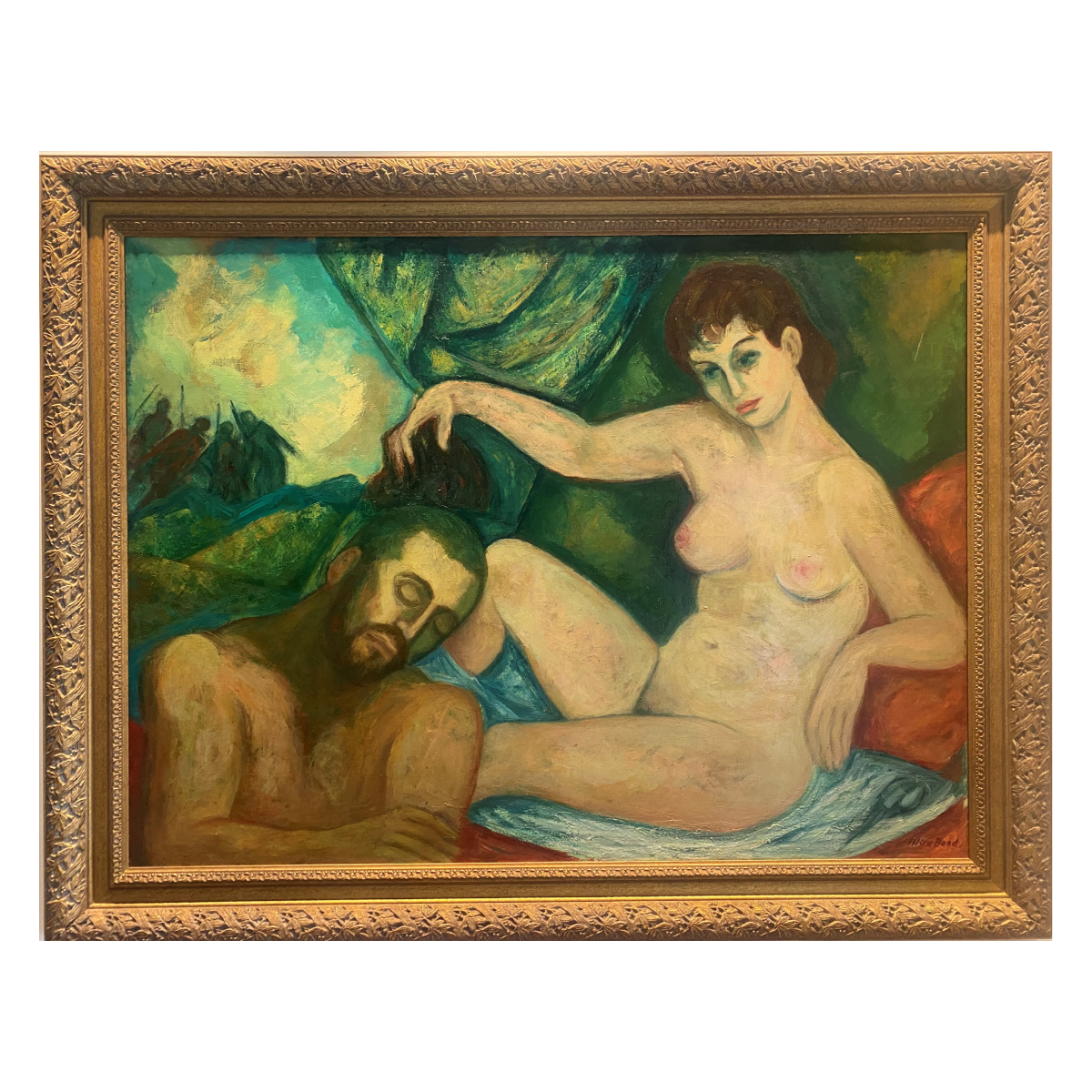 Max Band | Man and Woman | Oil on canvas, 92x121 (113x142)