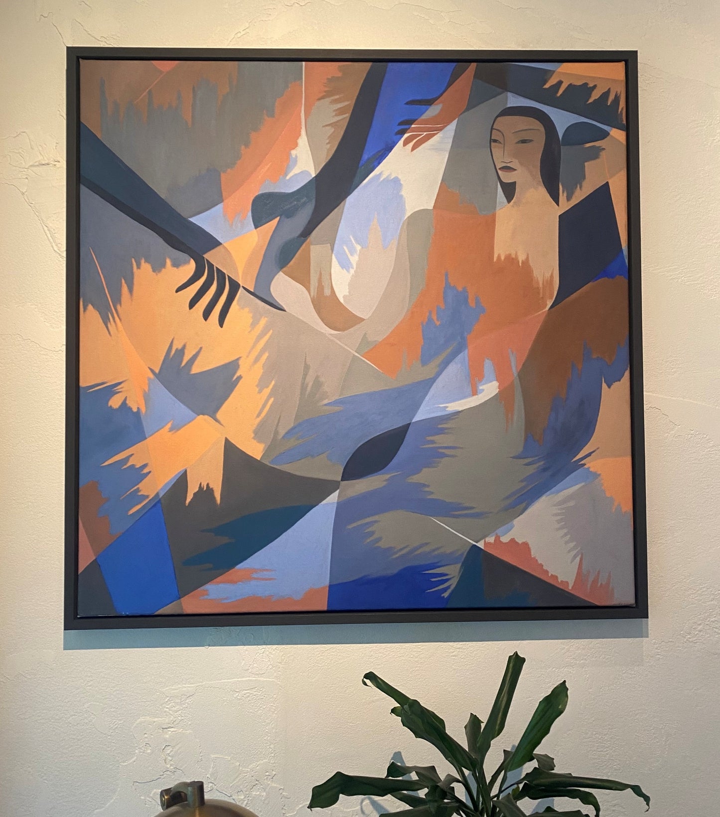 Laura Berger (USA) | Inside Life III, 2021 | Oil on canvas, 91 x 91 (95 x 95 cm)