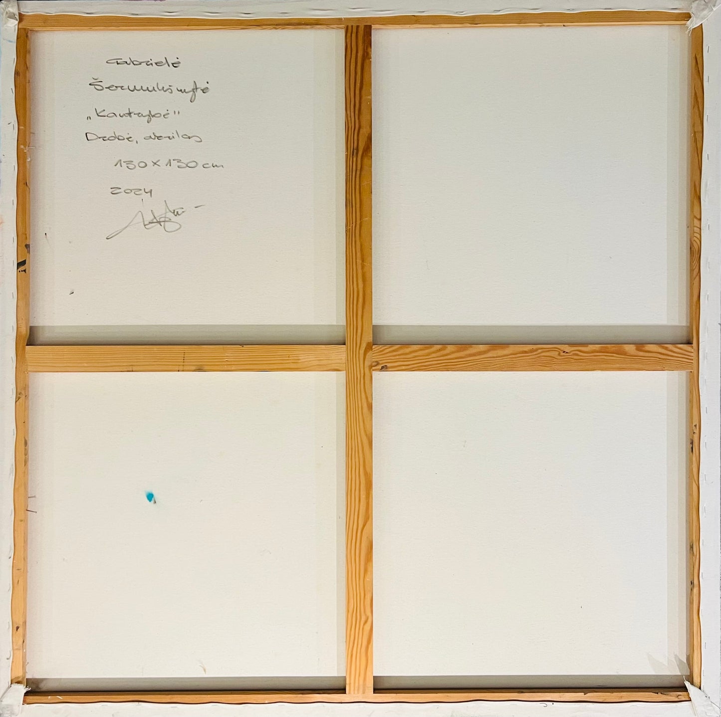 Gabrielė Šermukšnytė | Kantrybė, 2024 | Acrylic on canvas, 120x120