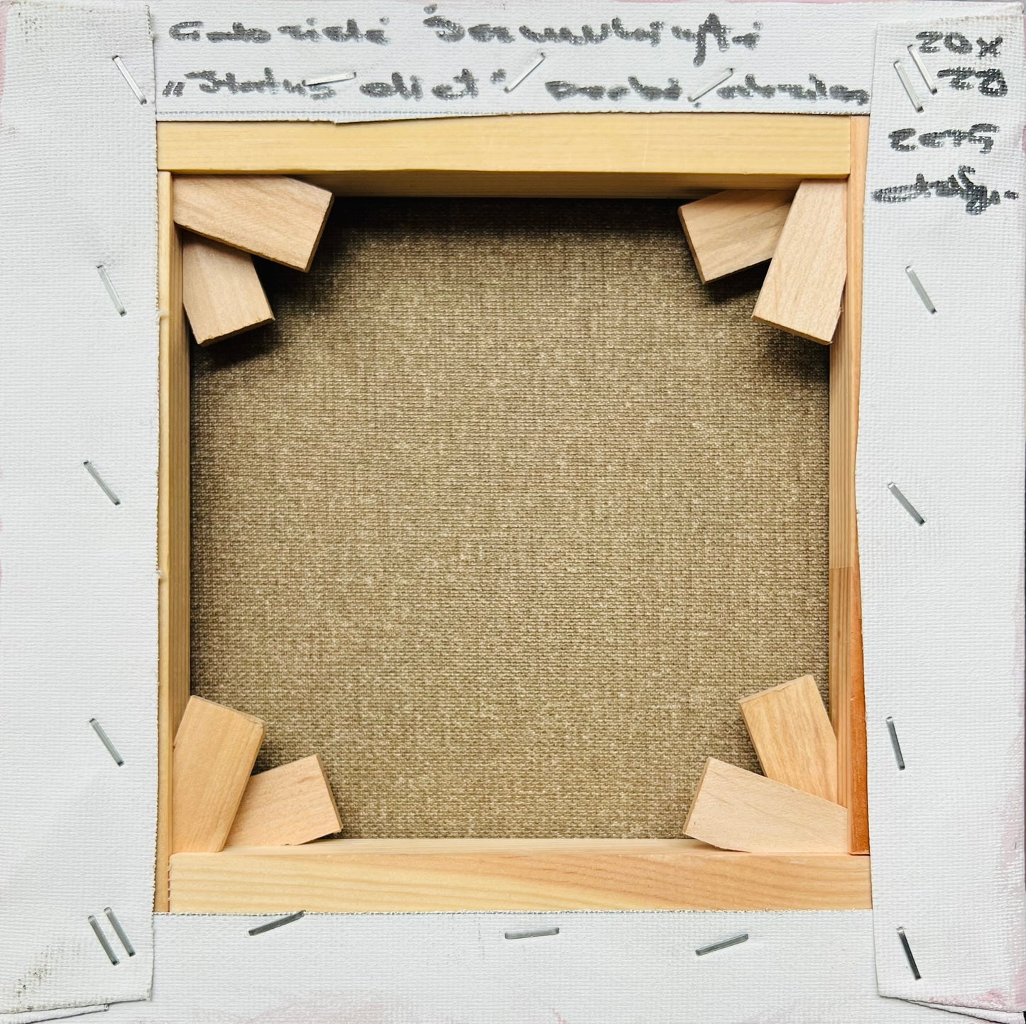 Gabrielė Šermukšnytė | Status Diet, 2025 | Drobė, akrilas, 20x20