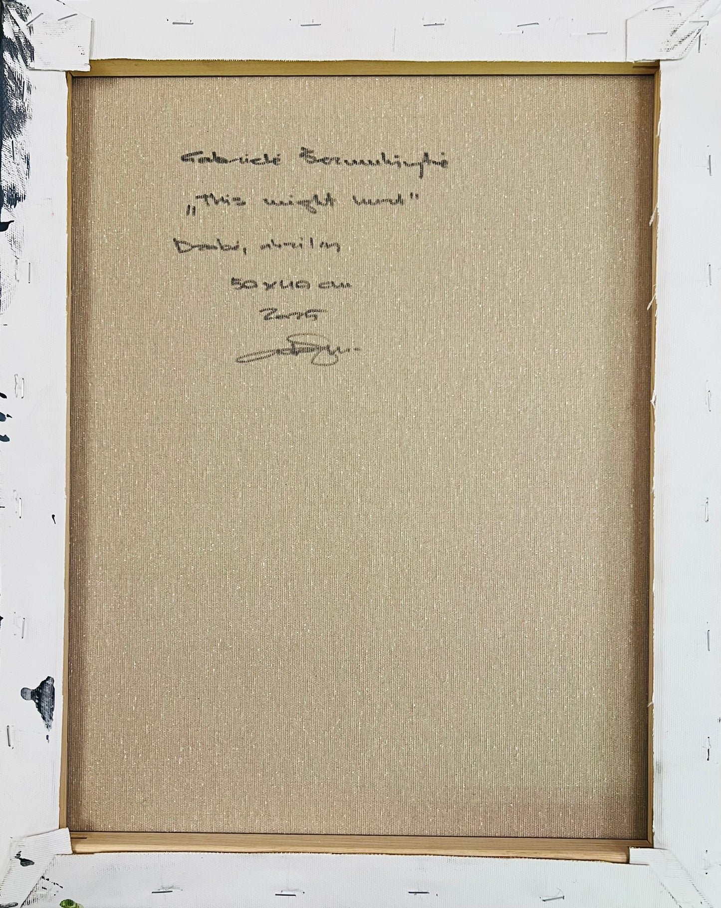 Gabrielė Šermukšnytė | This Might Hurt, 2025 | Drobė, akrilas, 50x40