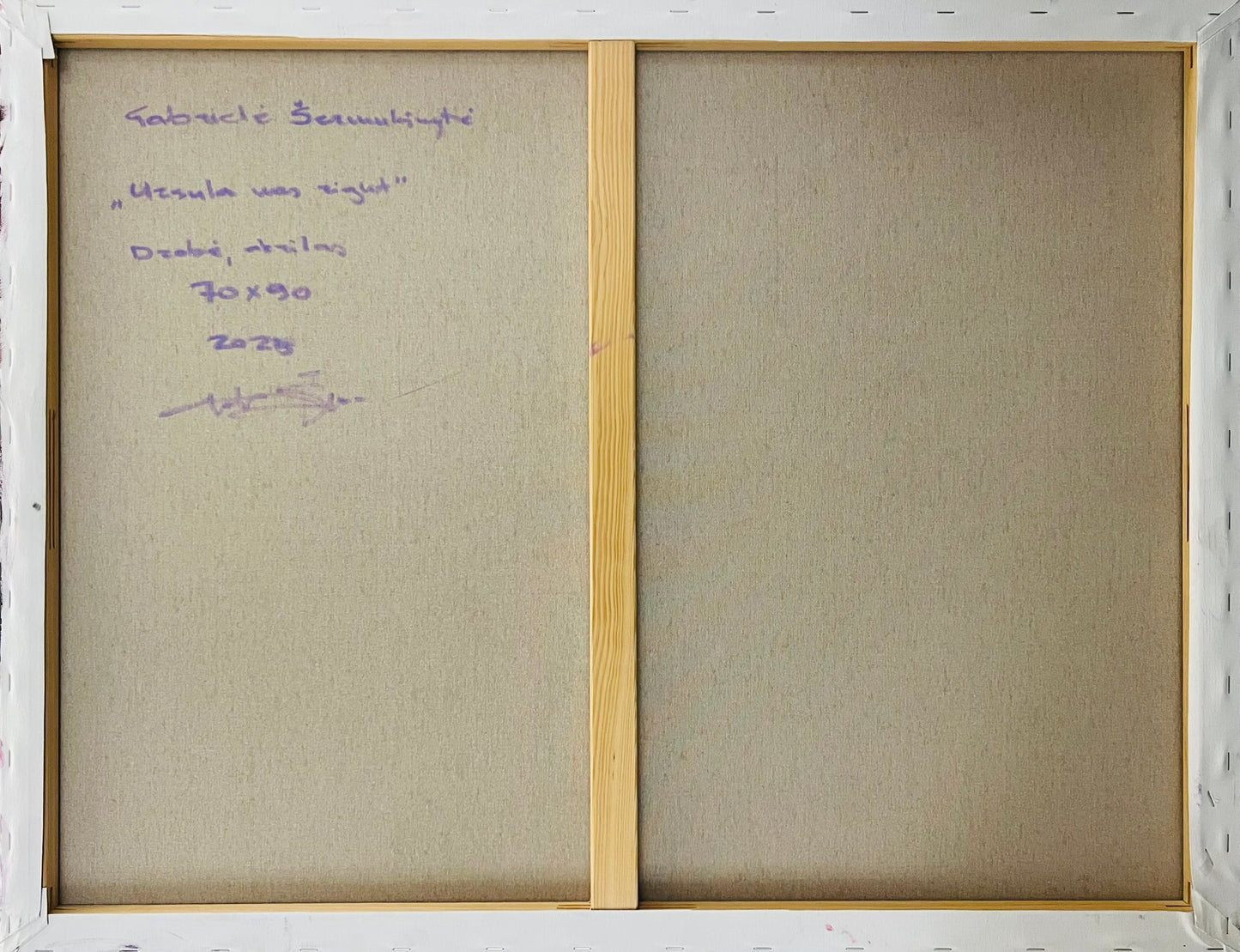 Gabrielė Šermukšnytė | Ursula Was Right, 2025 | Drobė, akrilas, 70x90