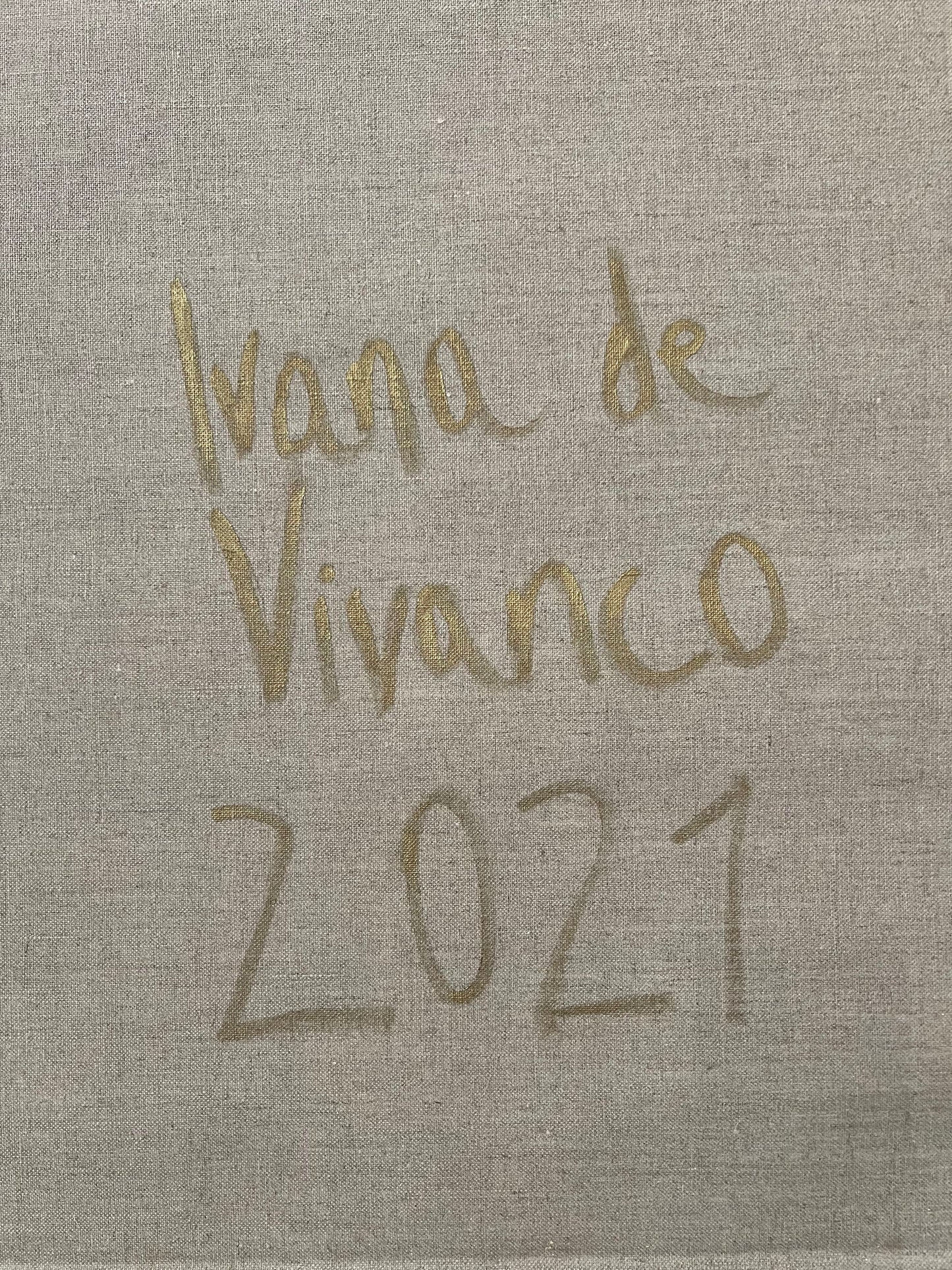 Ivana De Vivanco (Chile-Peru) | Holy Isabella, 2021 | Acrylic and oil on canvas, 100x80