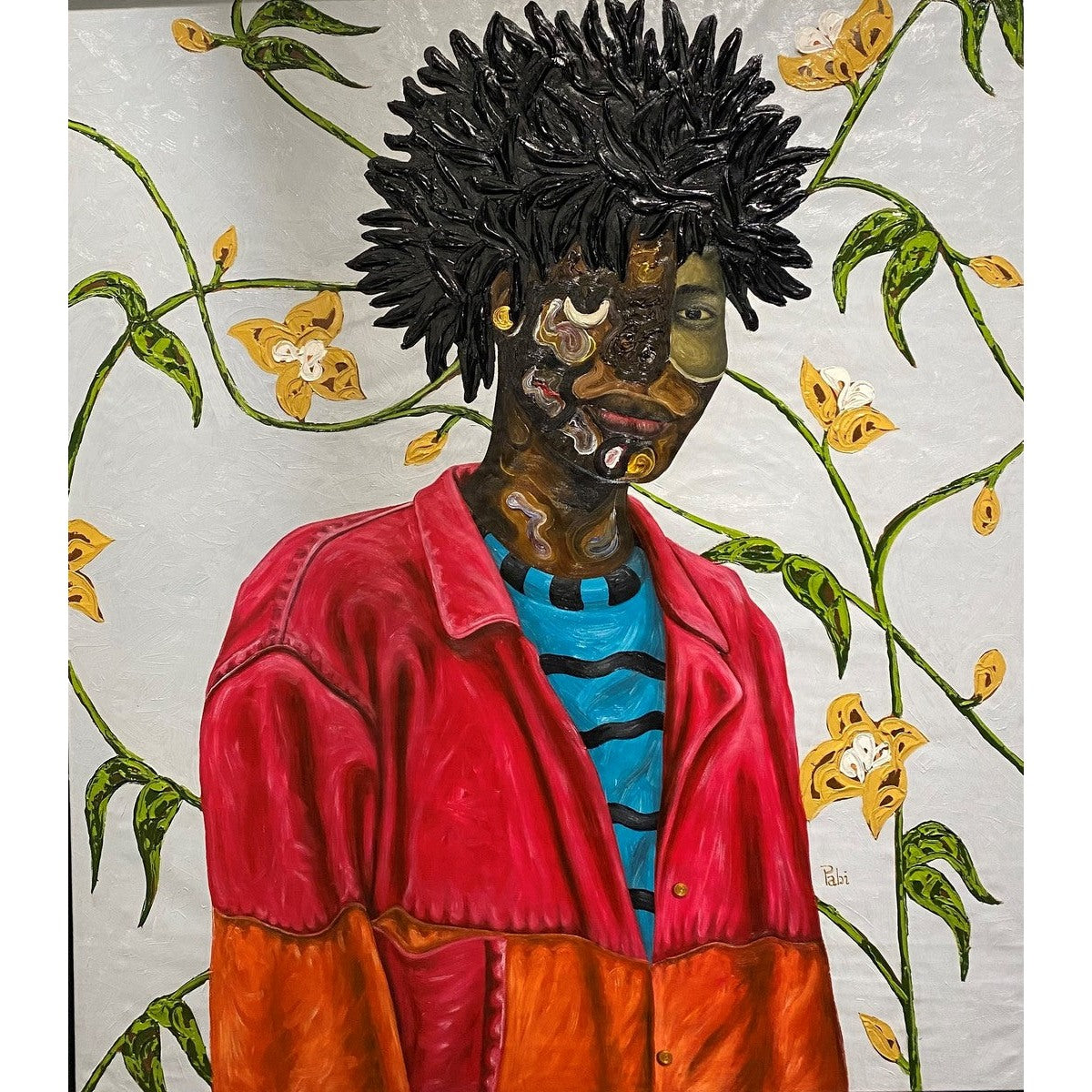 PABI DANIEL (Gana) | Be pav., 2021 | Aliejus, akrilas, drobė, 139x122
