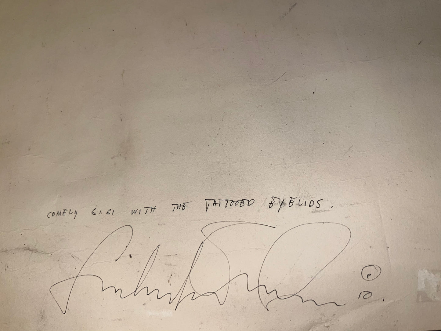 Umar Rashid / Frohawk Two Feathers (JAV) | Comely Gigi with the Tattooed Eyelids, 2010 | Ink, watercolor, coffee and tea on paper, 110x75,5