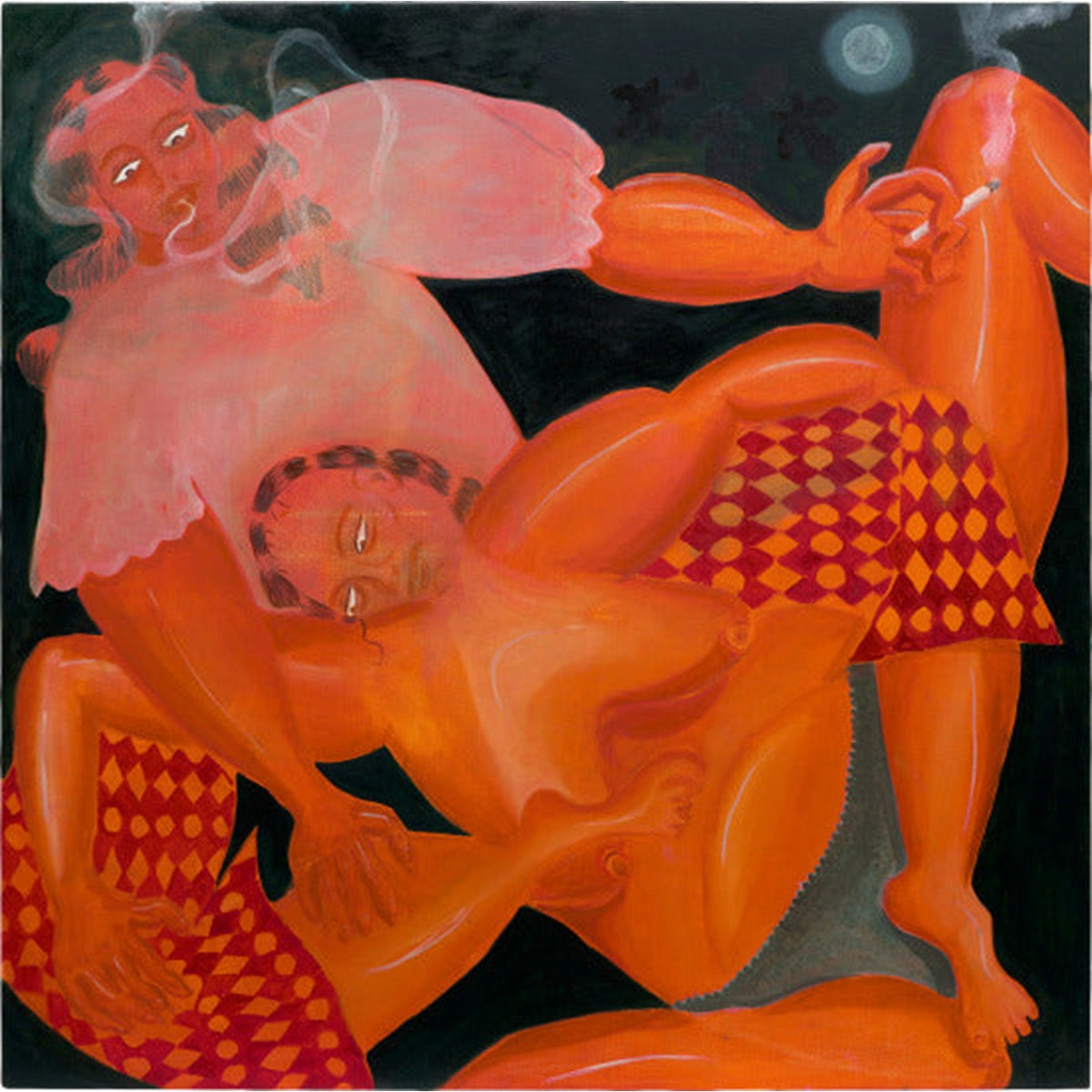 Oriele Steiner (b. 1993, UK) | Keep You There, 2021 | Oil on canvas, 119x119