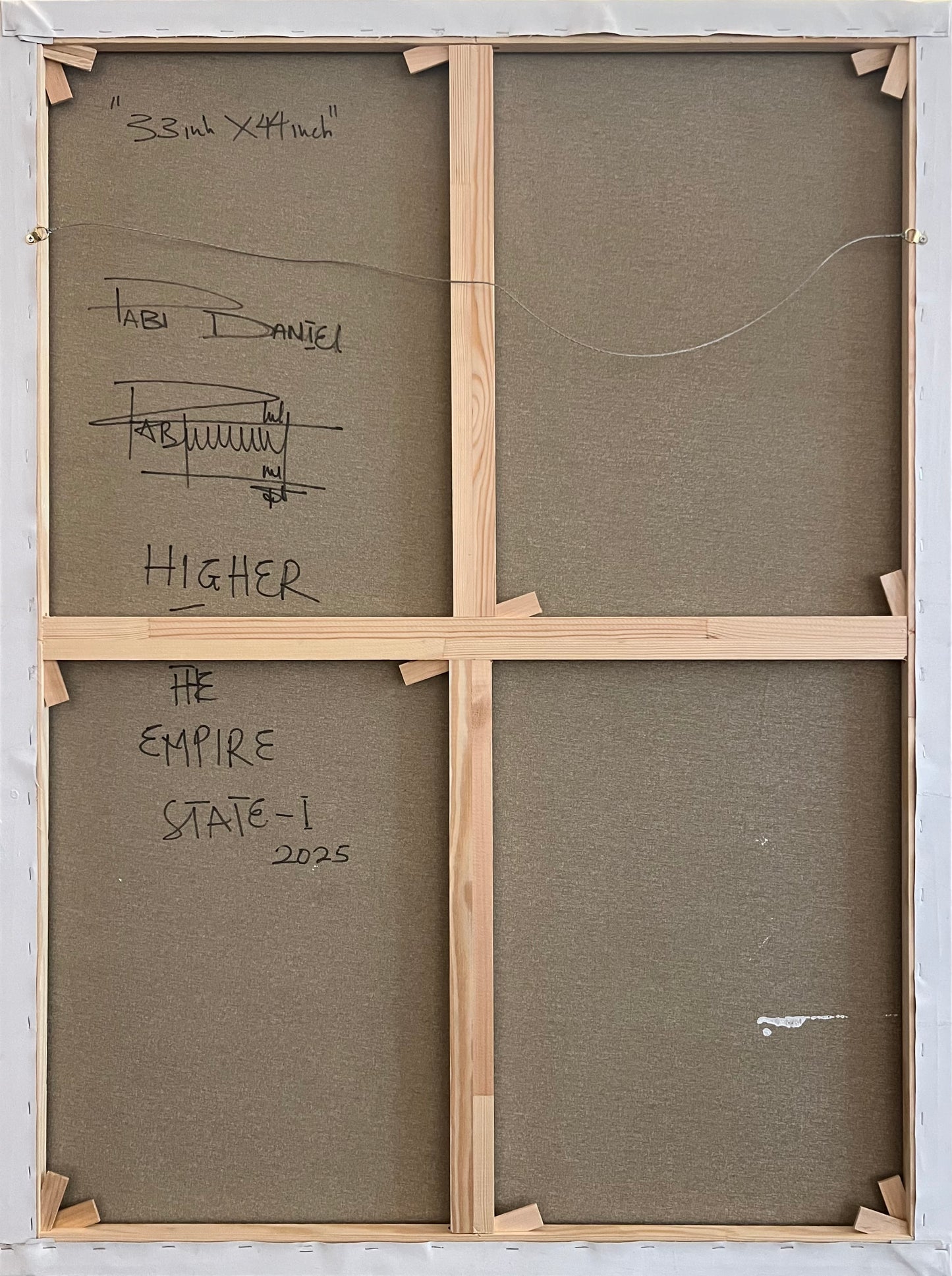 Pabi Daniel | Higher Than the Empire State I, 2025 | Alkrilas, drobė, 112x82.5