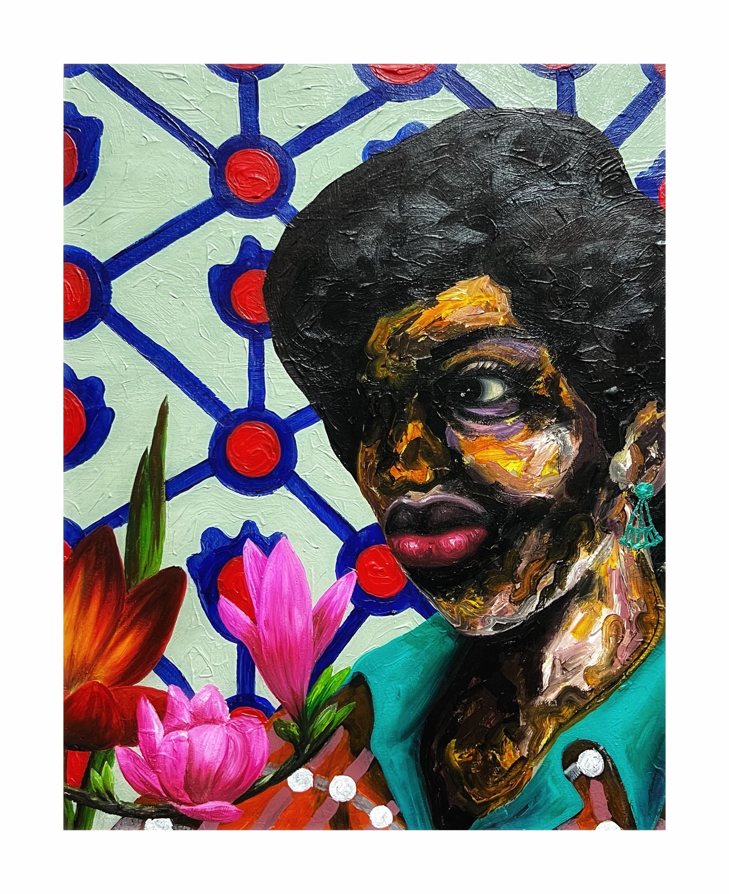 Pabi Daniel | A Taste of Bloom, 2025 | Akrilas, drobė, 61x48