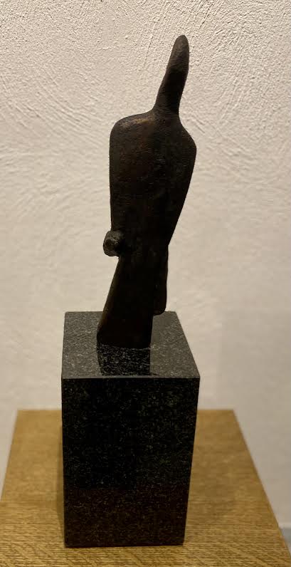 Steponas Šarapovas | Pasvirusi figūra | Bronza, granitas, H:27, su postamentu 47