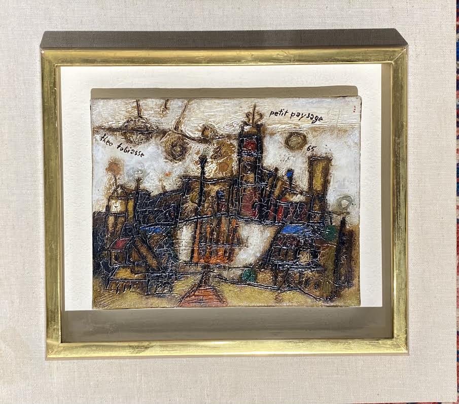 Theo Tobiasse | Petite Paysage / Mažasis peizažas, 1965 | Drobė, aliejus, 19x24 (38x43)