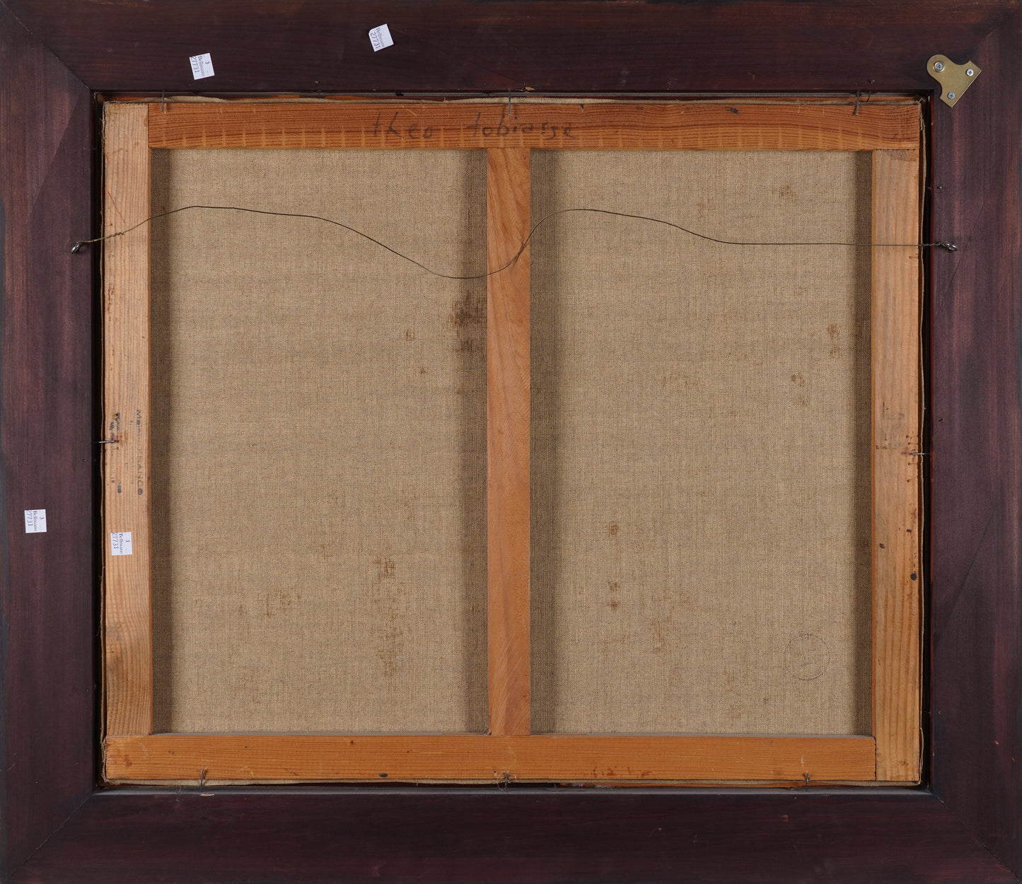 Theo Tobiasse | Firenze Dans un Chat, 1964 | Drobė, aliejus, 54x65 (71x81,5)