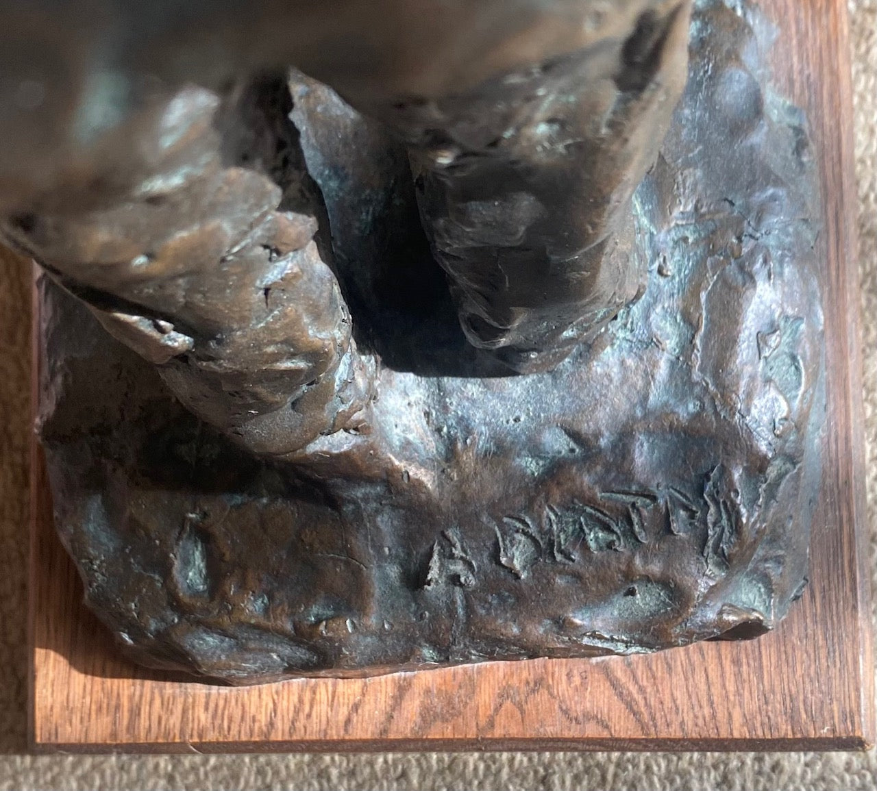 Arbit Blatas | Painter Maurice Utrillo | Bronze, H: 45.5