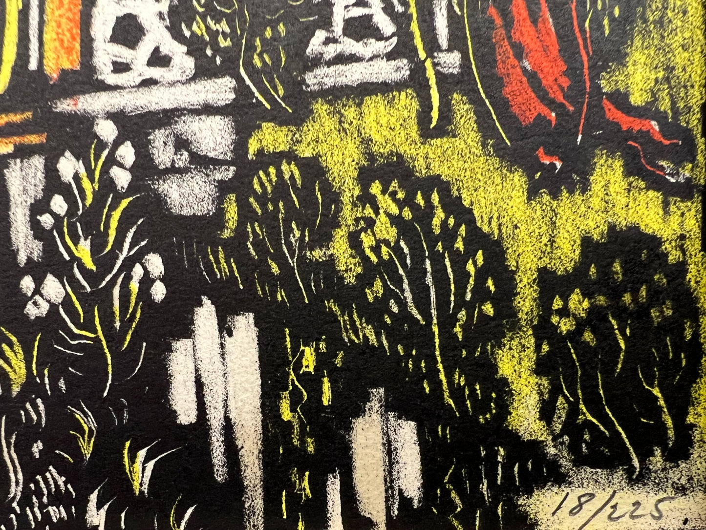 Vytautas Kasiulis | Vandens malūnas | Litografija, 17x22 (26x28.5)