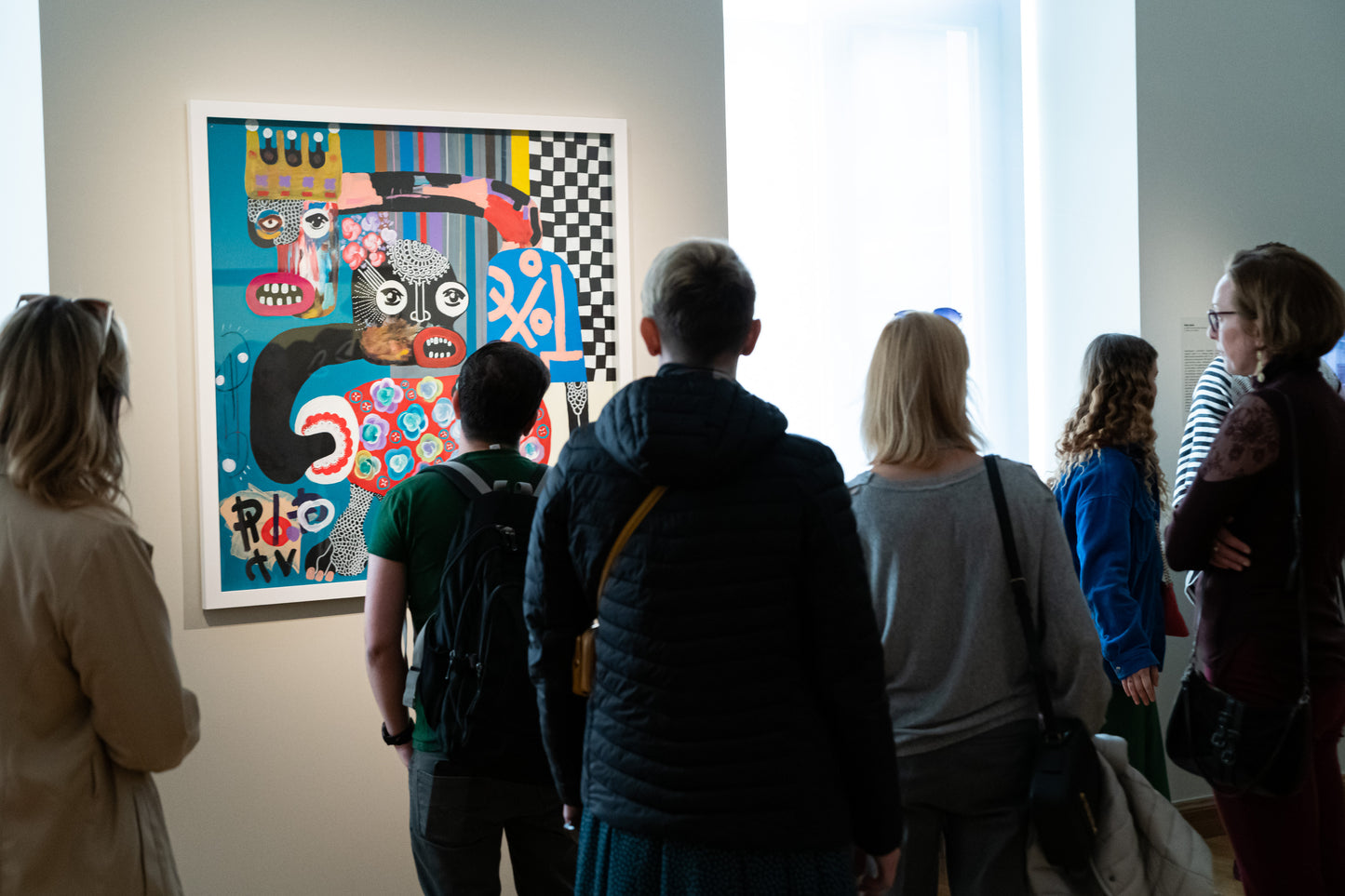 KOJO MARFO (Gana / JK) | The Missing Girl and the Prince, 2018 | Akrilas, kartonas, 120x120