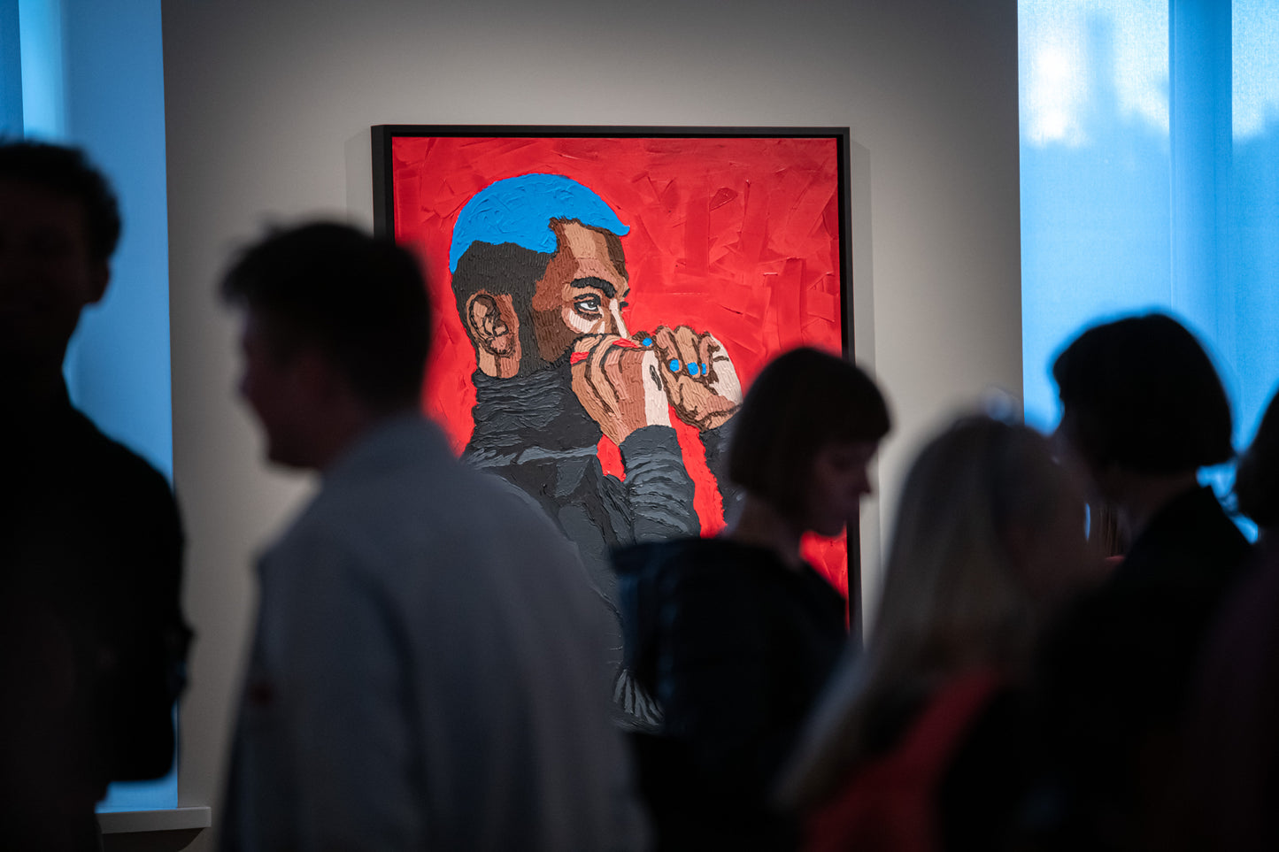 Daniel Gyekyi Gyan (Ghana) | Turtle Neck II, 2021 | Drobė, akrilas, 128×102