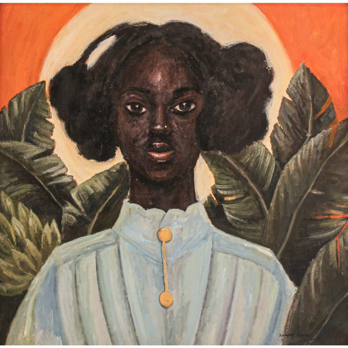 JOSEPH DAVID OTOBO (Nigerija | Victoria 2, 2021 | Drobė, akrilas, 90×90