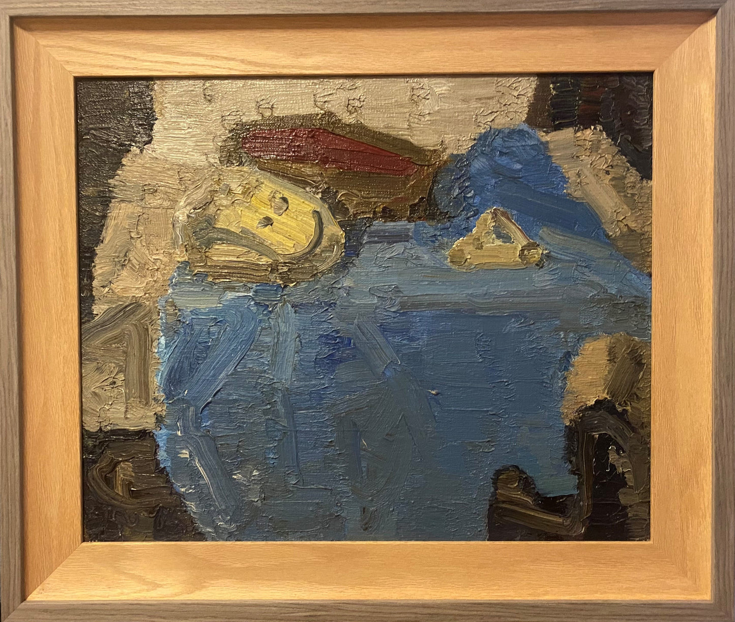 Ričardas Povilas Vaitiekūnas | Be pavadinimo, 1985 | Aliejus, drobė, 50x60 (65x75)