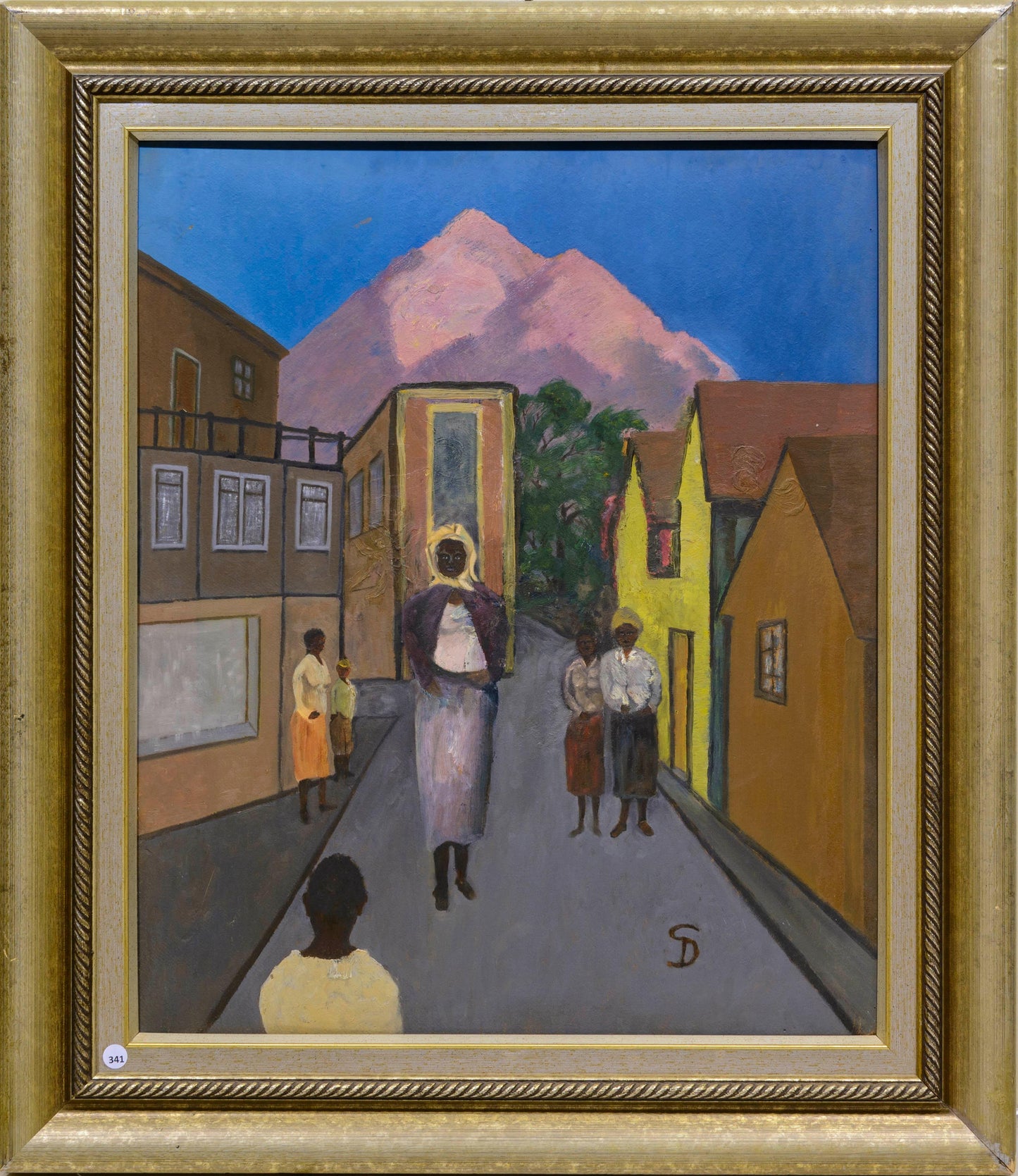 Pranas Domšaitis | Still life | Oil on cardboard, 73x60 (94x82)