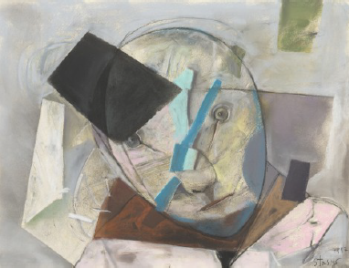 Stasys Eidrigevičius | Excellence, 1997 | Pastel on paper, 48x61,5