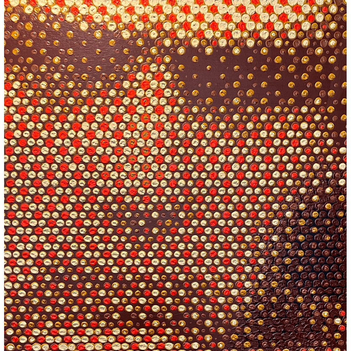 Gavin RAIN (South Africa) | James Dean, 2005 | Oil, neo-pointillist technique, canvas, 100x100
