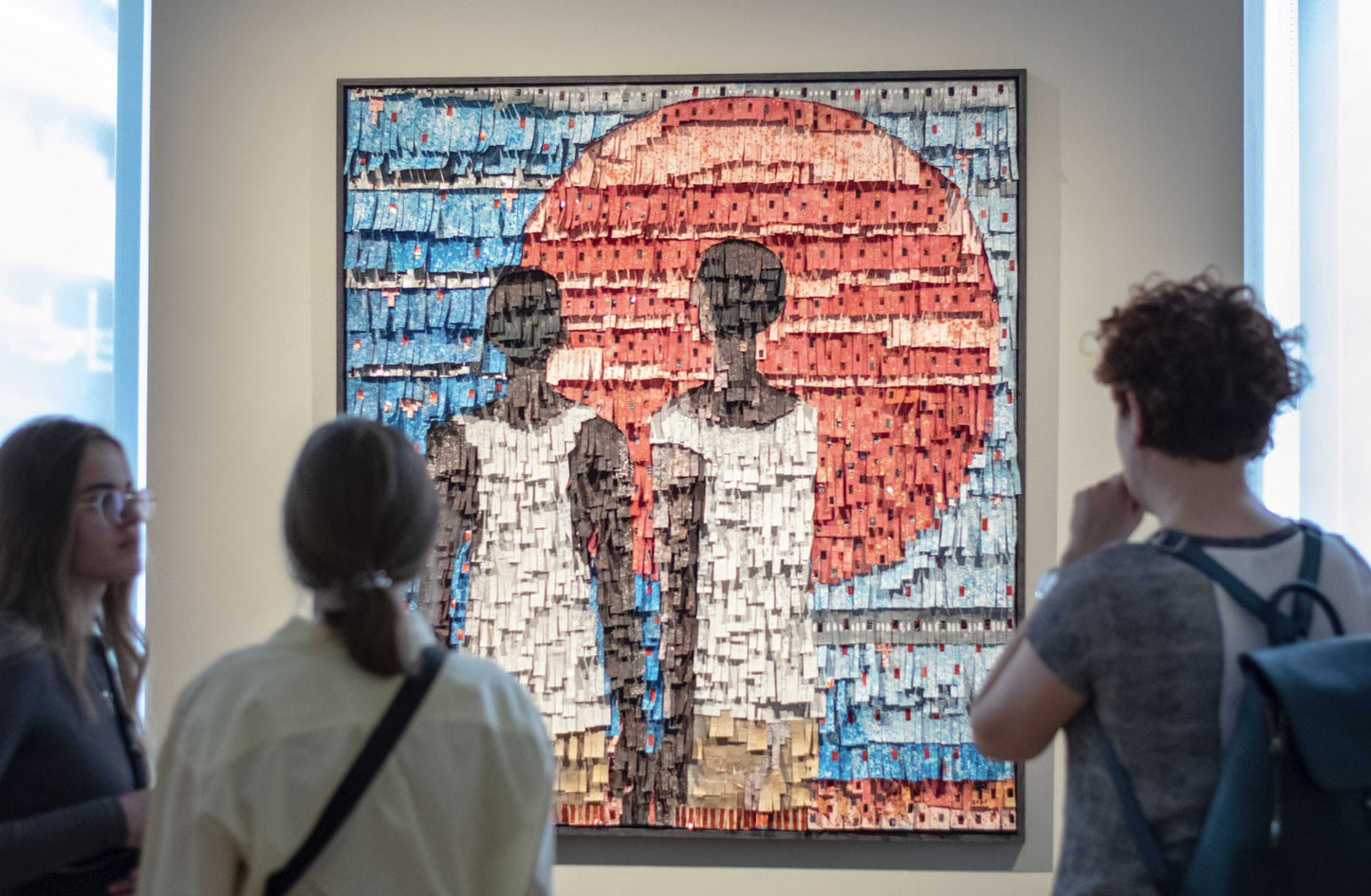 AMADOU OPA BATHILY (Malis) | The Sun, 2020 | Drobė, mišri technika 132×120