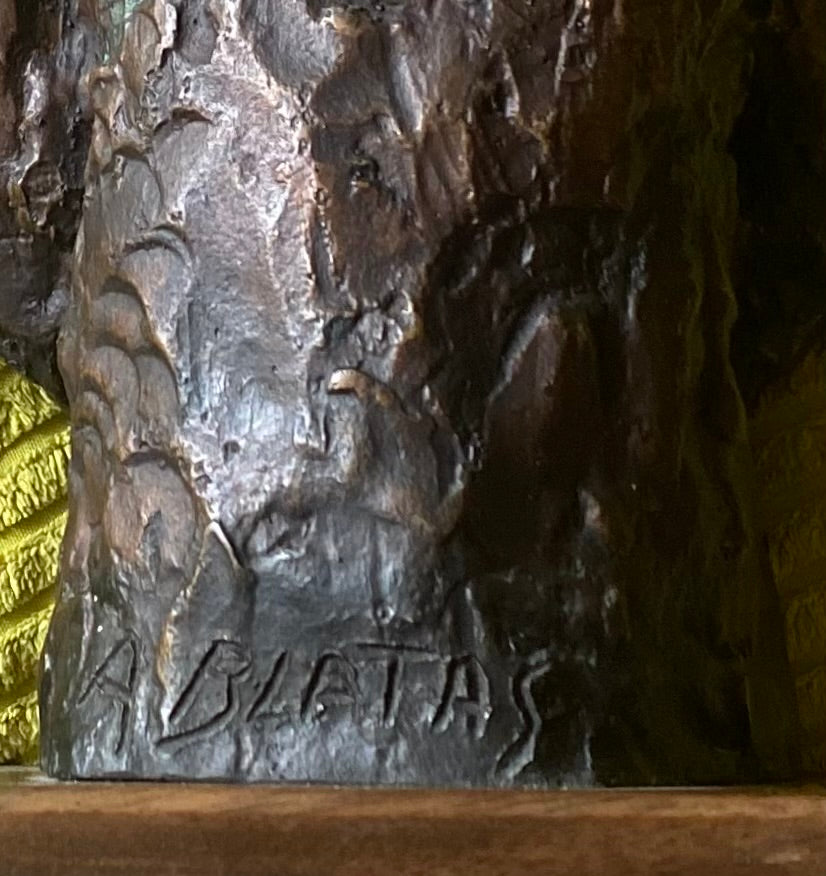 Arbit Blatas | Sculptor Ossip Zadkine, 1964 | Bronze, 28x15x11