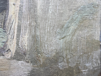 Moshe Rosenthalis | Kompozicija su figūra | Aliejus, kartonas, 17x25 (23x31)