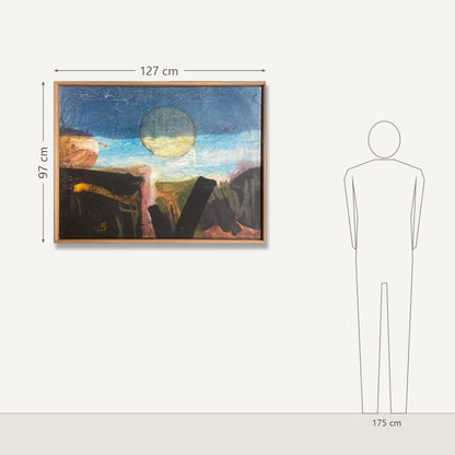 Eva Kubbos – Sun and Earth Nr. 2: dydis šalia 175 cm žmogaus