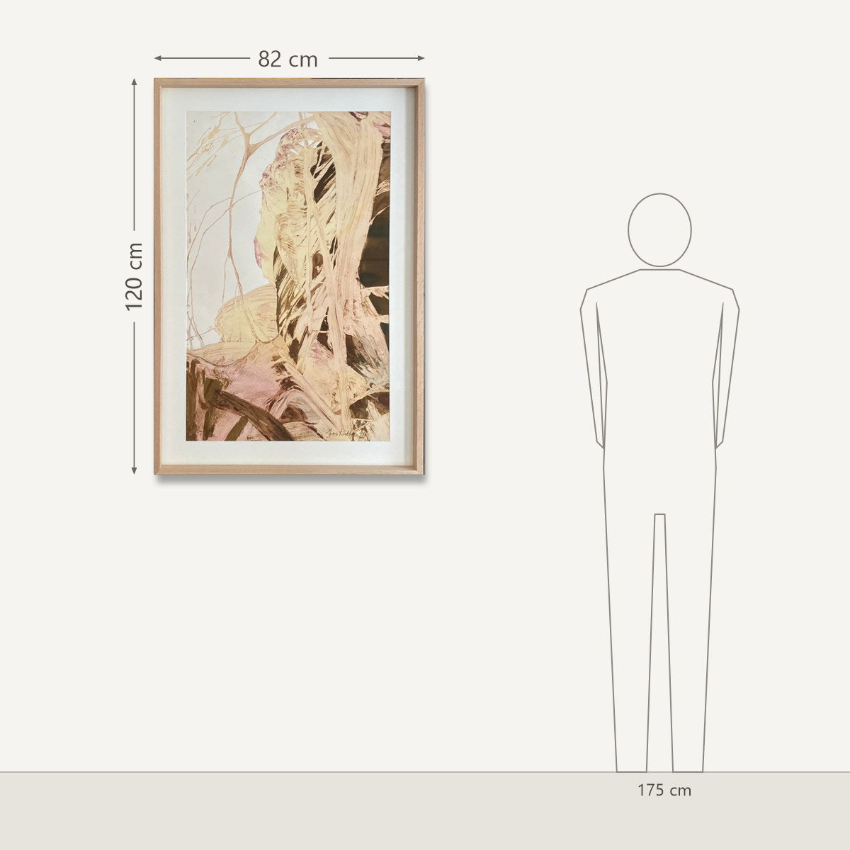 Eva Kubbos – Gums: dydis šalia 175 cm žmogaus