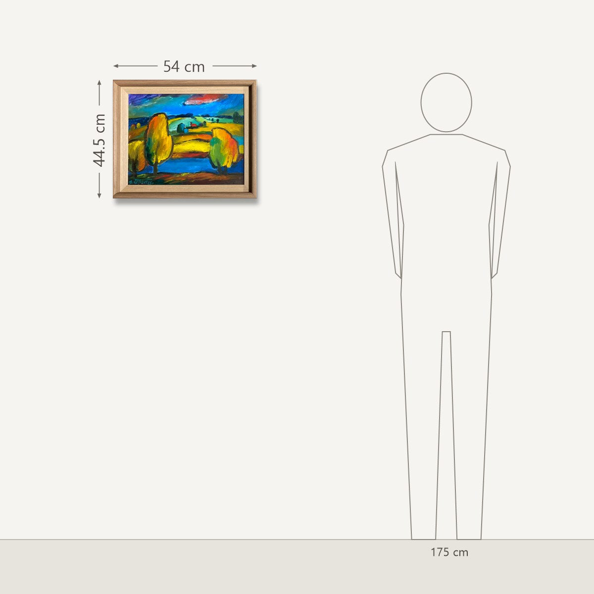 Jonas Čeponis – Panorama: dydis šalia 175 cm žmogaus