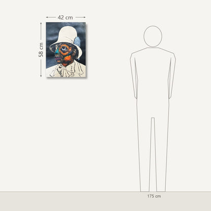 Pabi Daniel – An Image of Billy Porter (Diptych): dydis šalia 175 cm žmogaus