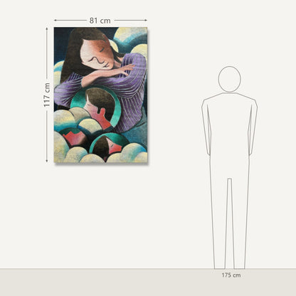 Simon Ko – Float A While: dydis šalia 175 cm žmogaus